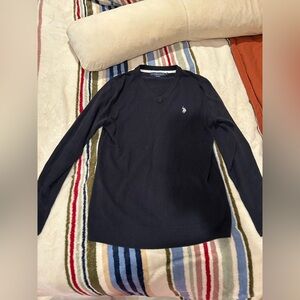 Ralph Lauren Cotton V-Neck Sweater